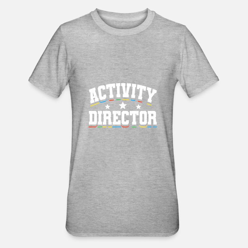 Activity Director Appreciation - Unisex Polycotton T-Shirt - Grau meliert