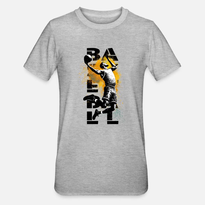 Basketteur High Dunk noir - T-shirt polycoton Unisexe - gris chiné