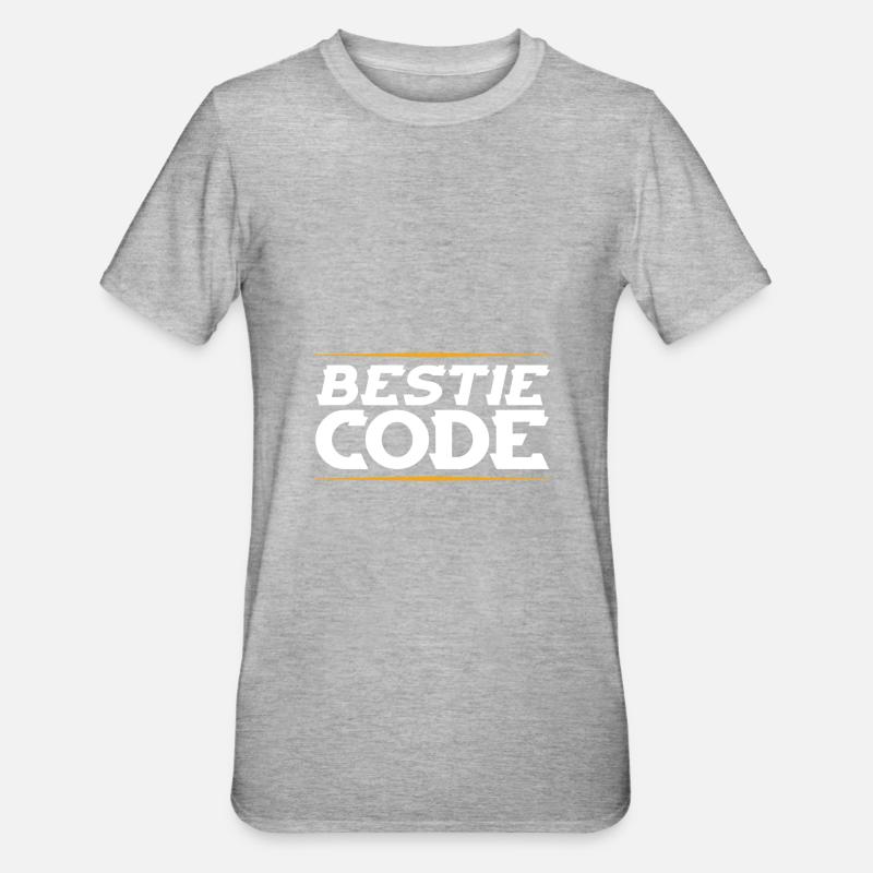 Beast Code - Unisex Polycotton T-Shirt - heather grey