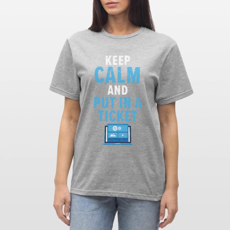 Technical Support Fixes your self-problems on a daily basis Unisex Polycotton T-Shirt