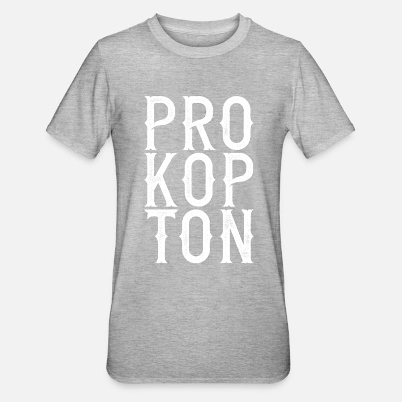 PROKOPTON Stoïcisme - T-shirt polycoton Unisexe - gris chiné