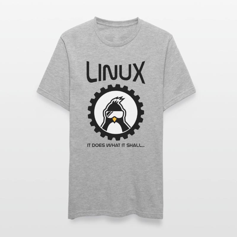 linux does what it shall Unisex Polycotton T-Shirt