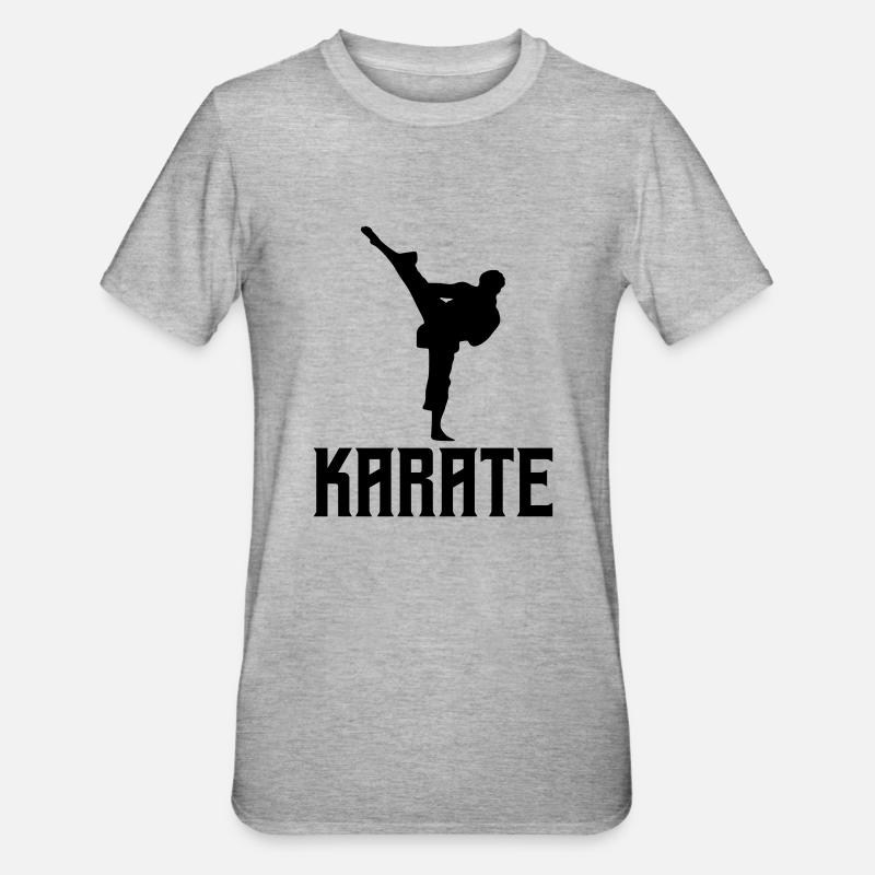 Karaté - T-shirt polycoton Unisexe - gris chiné