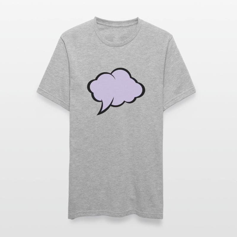 Comic Sprechblase Unisex Polycotton T-Shirt