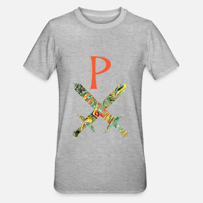 épées croisées e 200 p - T-shirt polycoton Unisexe - gris chiné
