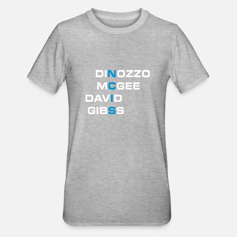NCIS agent de l'équipe - T-shirt polycoton Unisexe - gris chiné