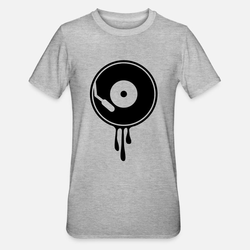 Vinyle chaud - T-shirt polycoton Unisexe - gris chiné