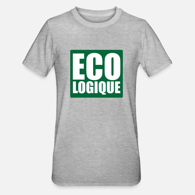 Eco! - Unisex polypuuvilla-t-paita - harmaasävyinen