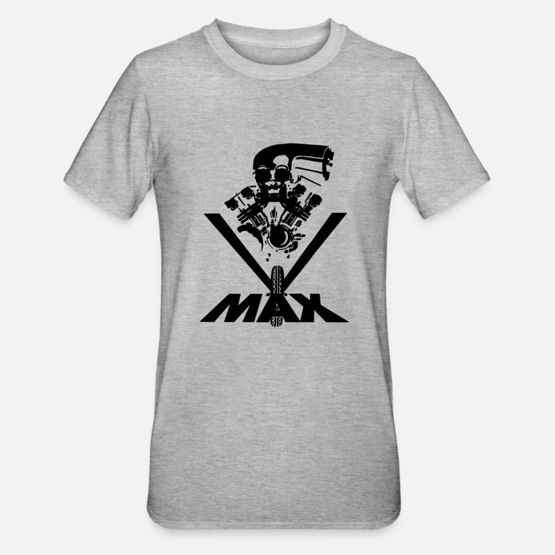 VMAX - T-shirt polycoton Unisexe - gris chiné