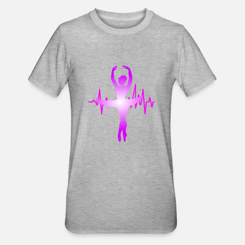 Ballet Dancing Ballet Dancer Dance Course Gift - Unisex Polycotton T-Shirt - heather grey