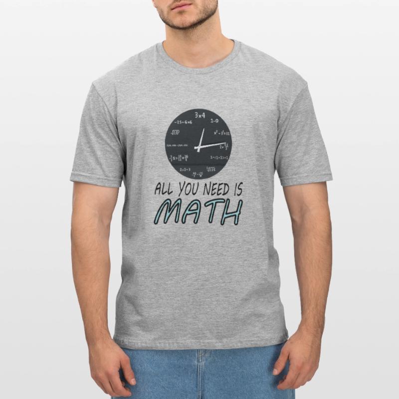 Study Math Student Math Study Gift Unisex Polycotton T-Shirt