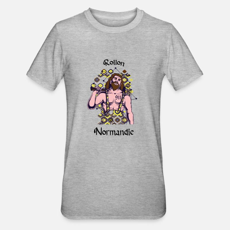 Rollon de Normandie - T-shirt polycoton Unisexe - gris chiné
