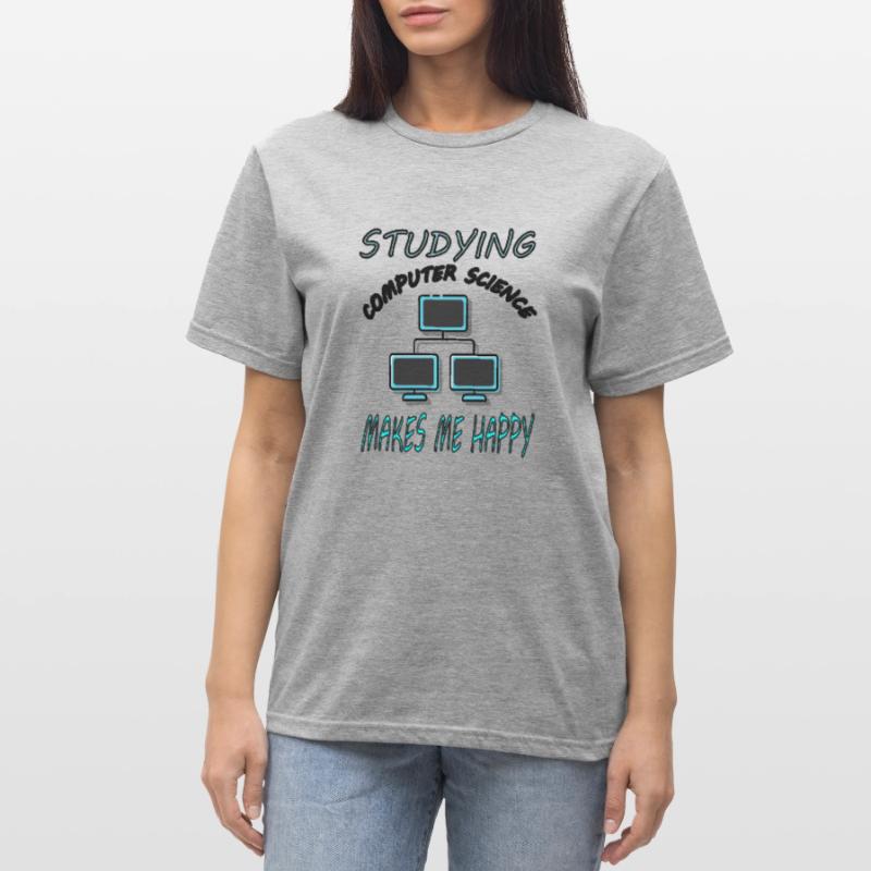 Study Computer Science Computer Science Student Gift Unisex Polycotton T-Shirt