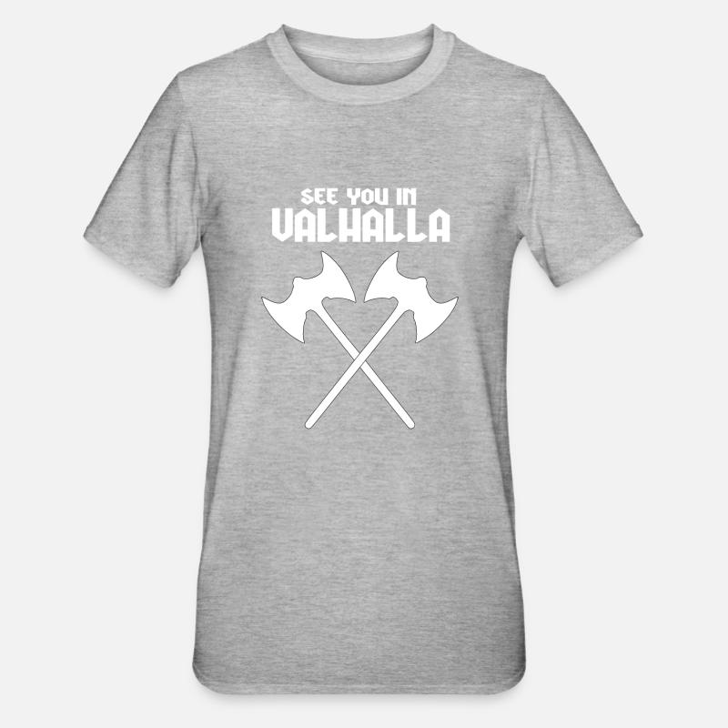 citation viking - T-shirt polycoton Unisexe - gris chiné