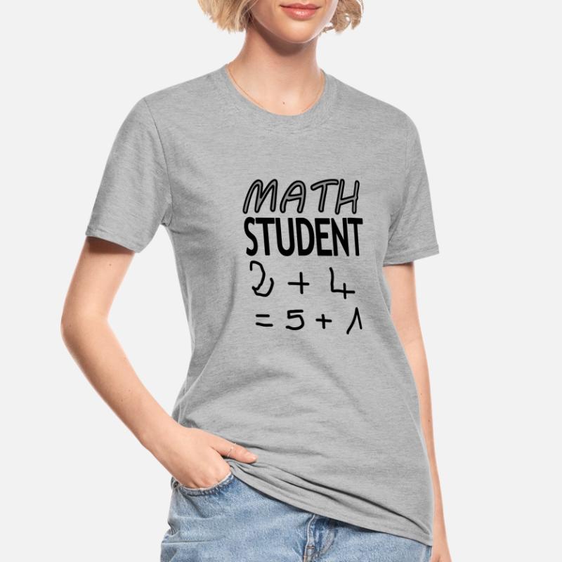 Math Student Math Student Math Study Gift Unisex Polycotton T-Shirt