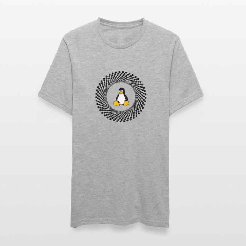 Computer System Pinguin Nerd pc inside Programm lo Unisex Polycotton T-Shirt
