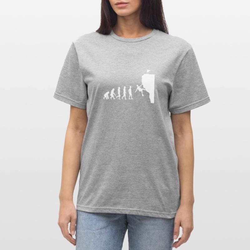 escalade d'évolution T-shirt polycoton Unisexe