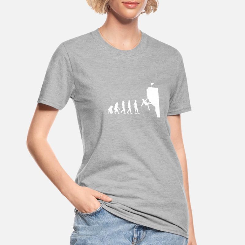 escalade d'évolution T-shirt polycoton Unisexe