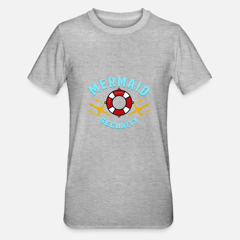 Cadeau de sécurité sirène - T-shirt polycoton Unisexe - gris chiné