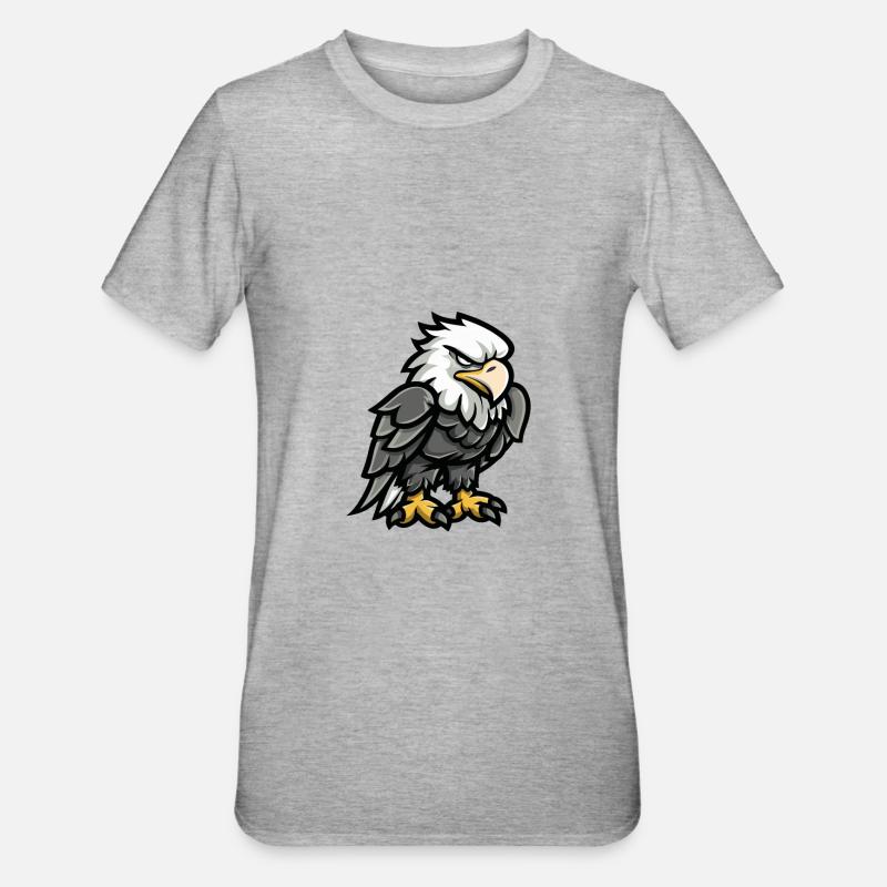 Eagle Comic - Unisex Polycotton T-Shirt - heather grey