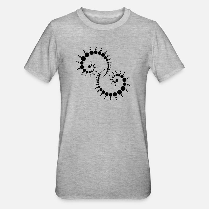 fossil2 - T-shirt polycoton Unisexe - gris chiné