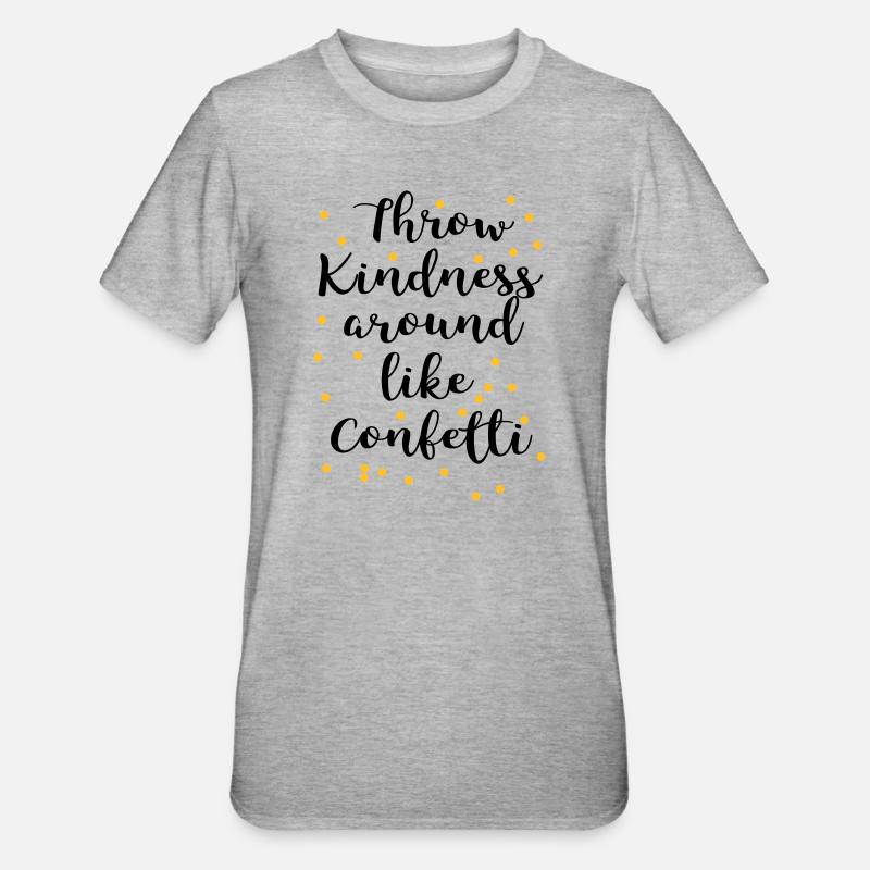Freundlich - Unisex Polycotton T-Shirt - Grau meliert