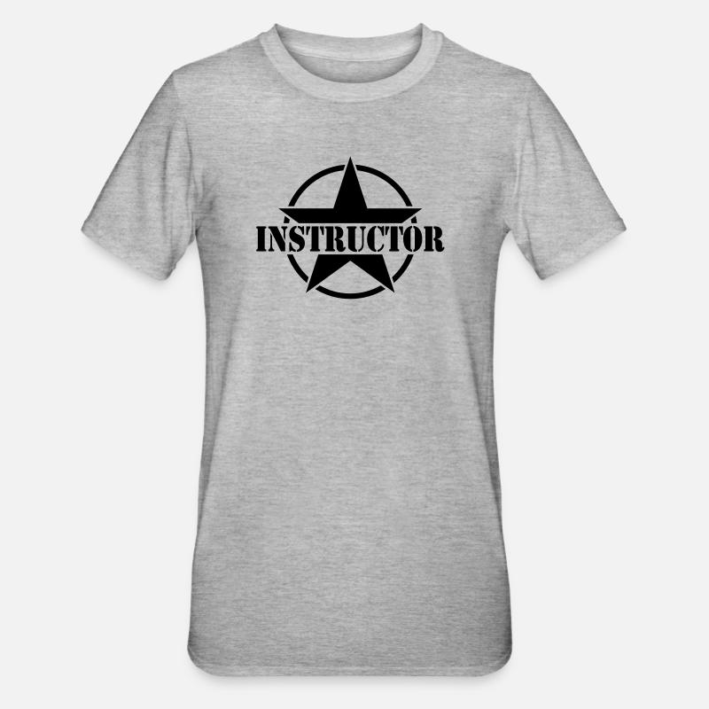 Instructor | Instruction - T-shirt polycoton Unisexe - gris chiné