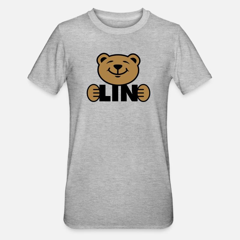 Berlin | Bär | Bearlin | Bear - Unisex Polycotton T-Shirt - heather grey
