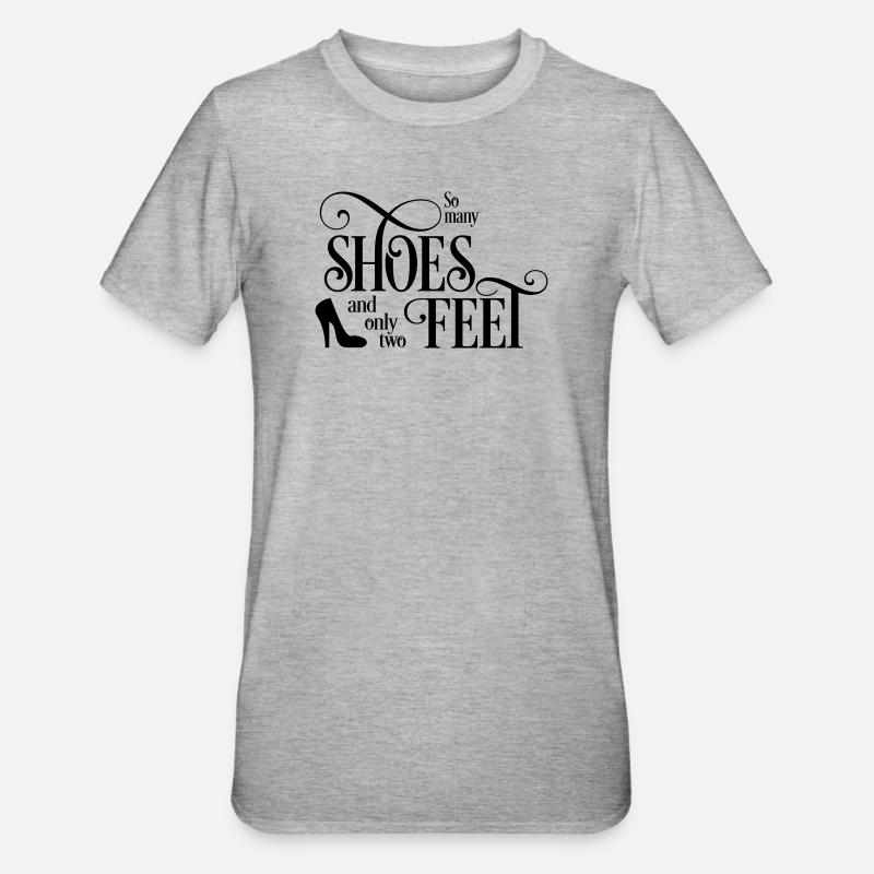 Chaussures - T-shirt polycoton Unisexe - gris chiné