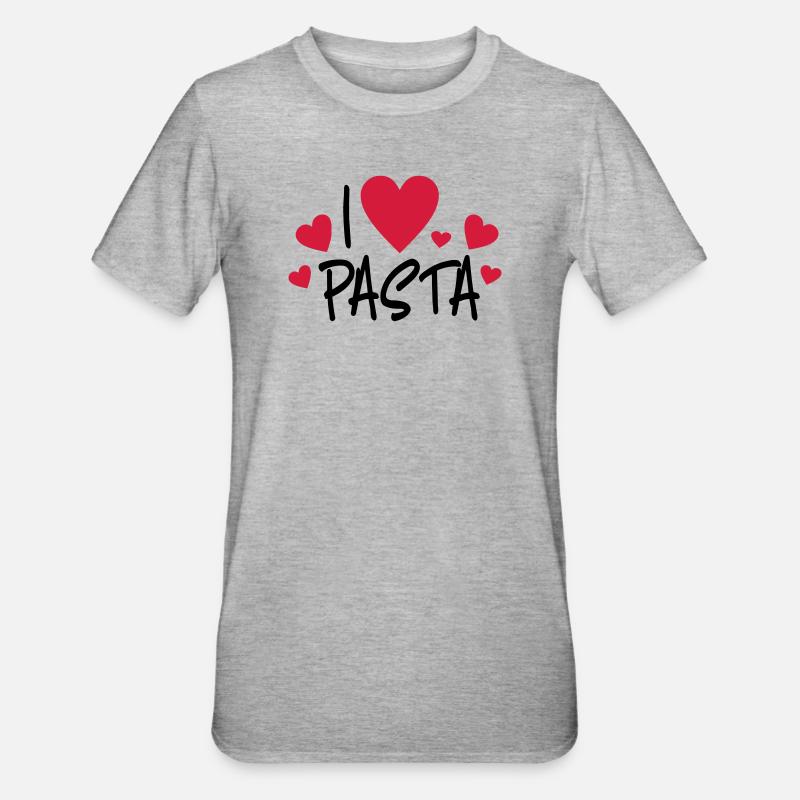 Pasta - T-shirt polycoton Unisexe - gris chiné