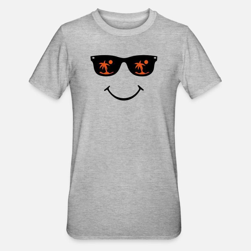 Lunettes de soleil - T-shirt polycoton Unisexe - gris chiné