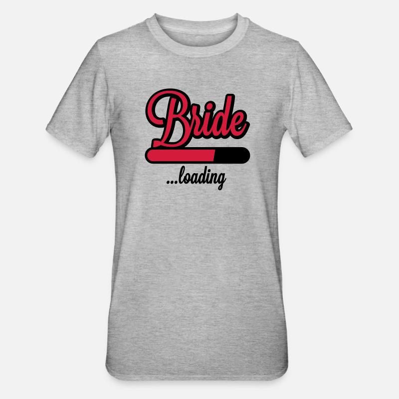 Bride loading | Hen Night - Unisex Polycotton T-Shirt - heather grey