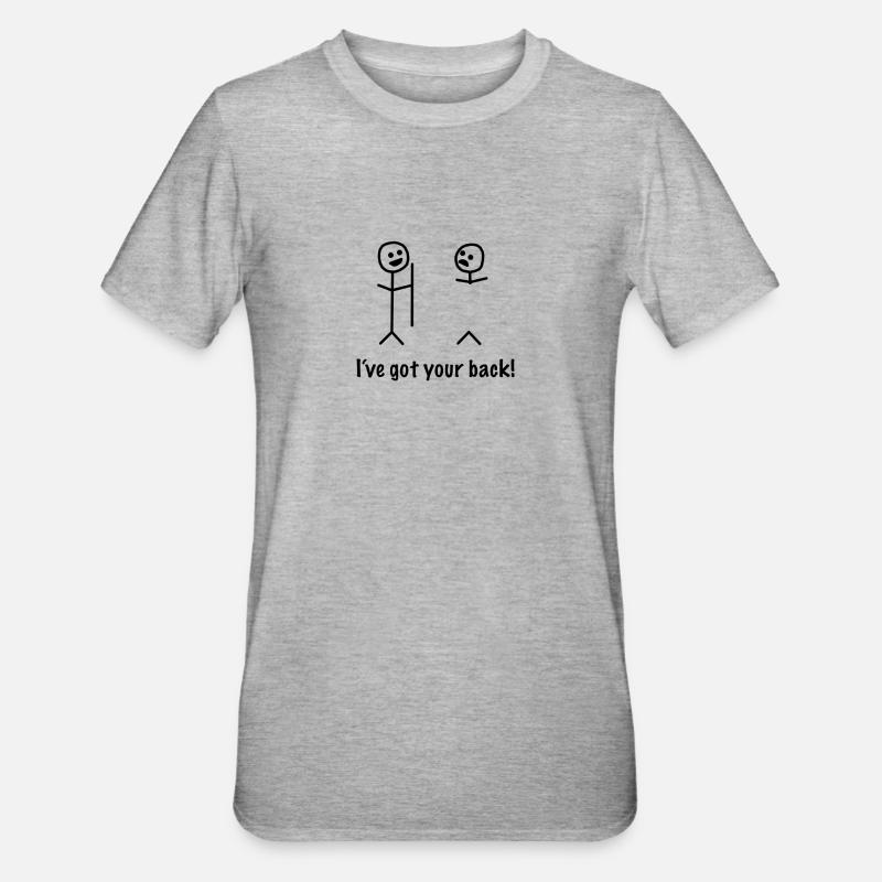 2000 - T-shirt polycoton Unisexe - gris chiné