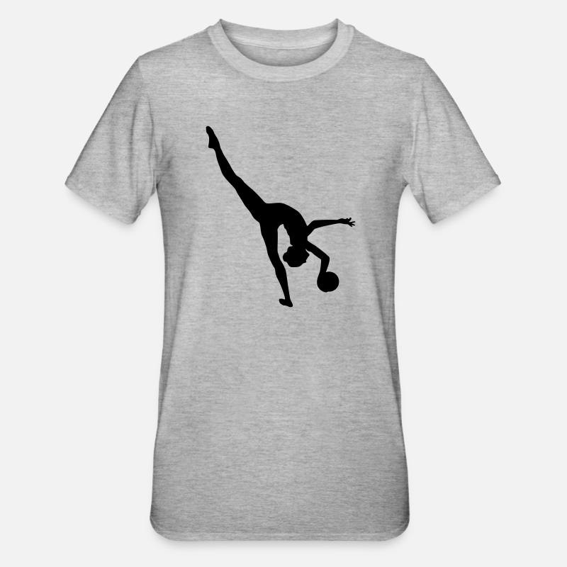 Rhythmics gymnastics - T-shirt polycoton Unisexe - gris chiné
