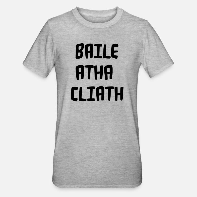 Baile Atha Cliath - Unisex Polycotton T-Shirt - heather grey
