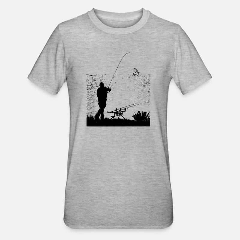 fisher - T-shirt polycoton Unisexe - gris chiné
