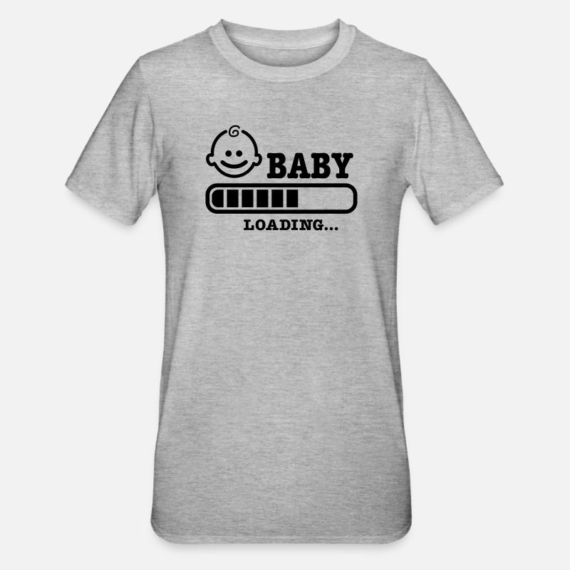 bébé loading - T-shirt polycoton Unisexe - gris chiné