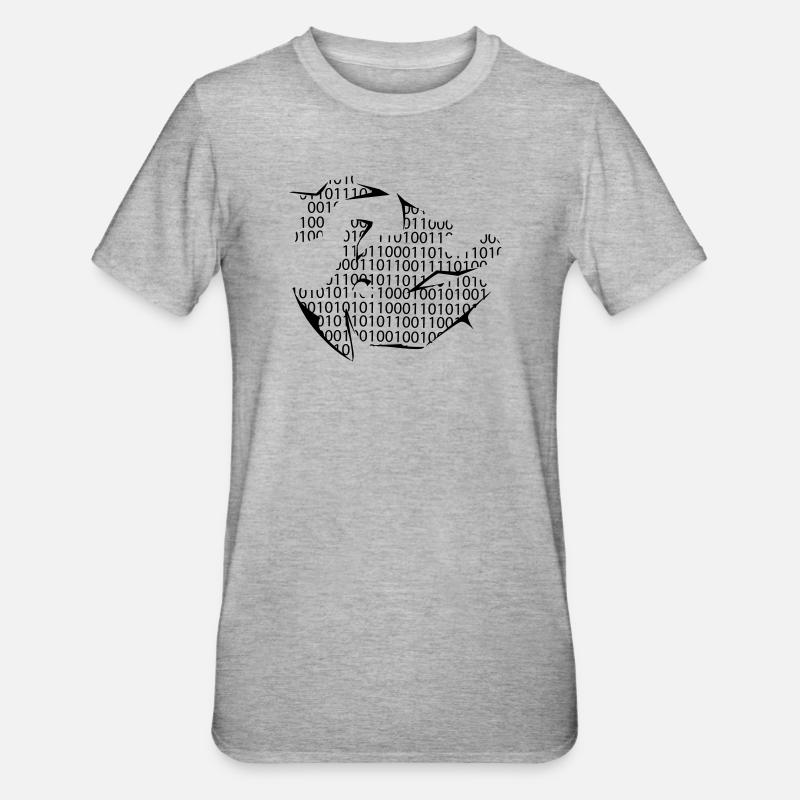 Programmierer - Unisex Polycotton T-Shirt - Grau meliert