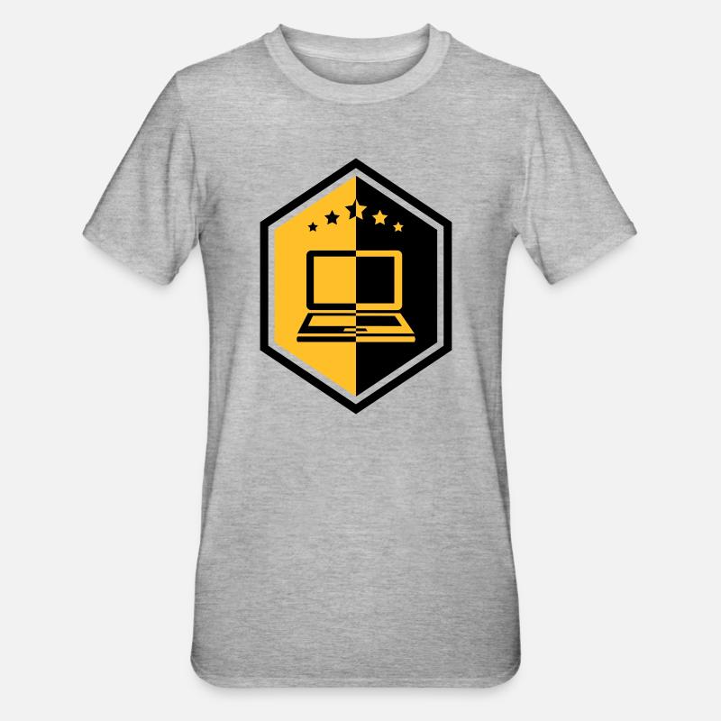 Computing / Informatik / Informatique - T-shirt polycoton Unisexe - gris chiné