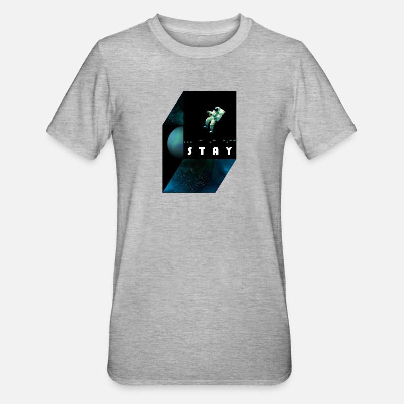 séjour / code morse - T-shirt polycoton Unisexe - gris chiné