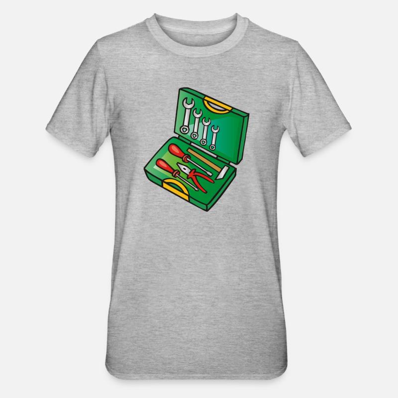 Toolbox | toolbox - Unisex Polycotton T-Shirt - heather grey