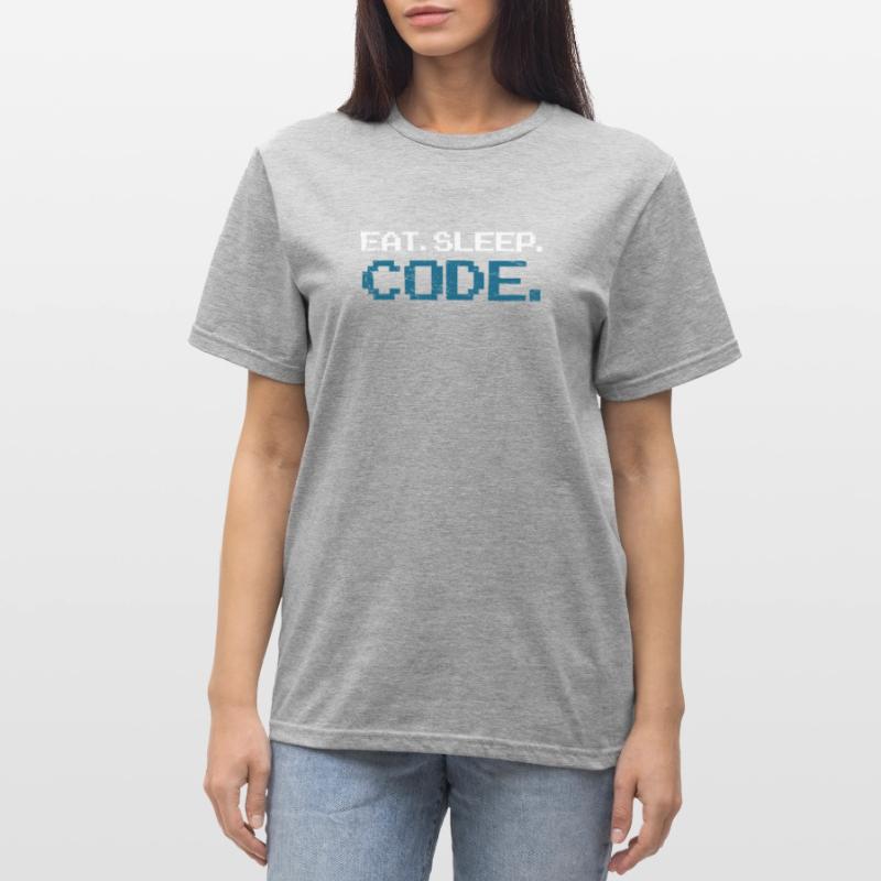 Code de programmation informatique T-shirt polycoton Unisexe