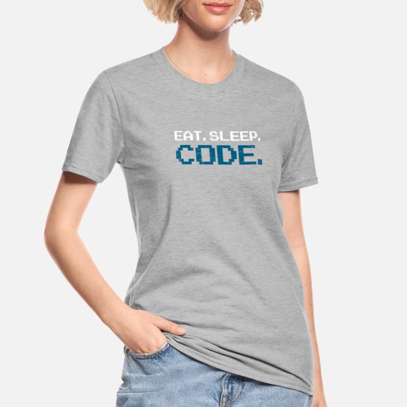 Code de programmation informatique T-shirt polycoton Unisexe