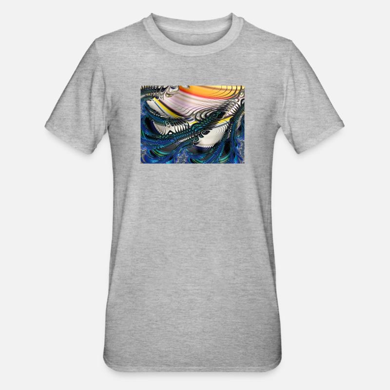 image - T-shirt polycoton Unisexe - gris chiné