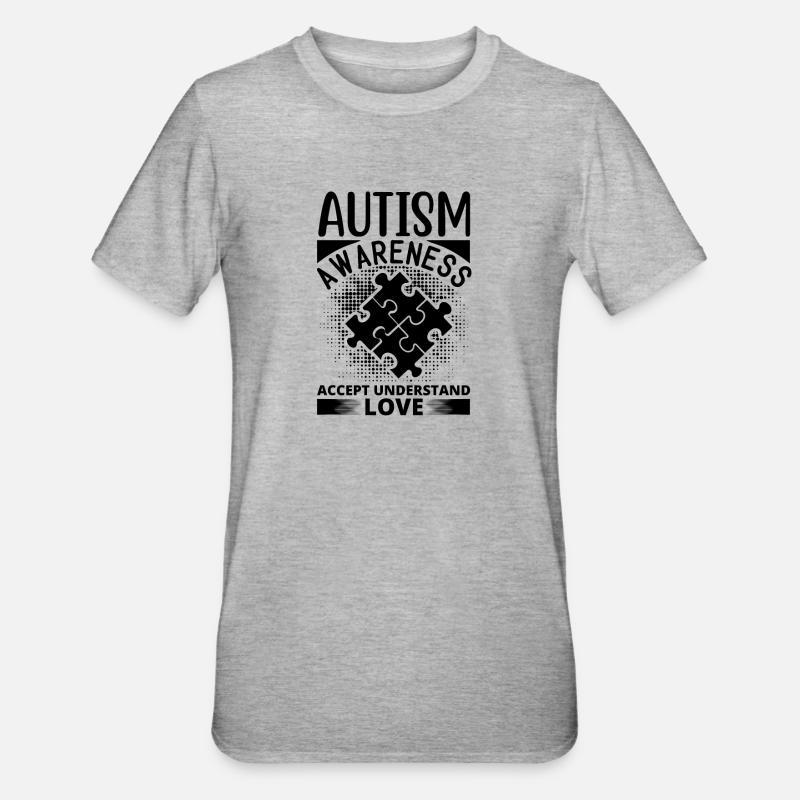 Vibrant pattern on elegant fabric - Unisex Polycotton T-Shirt - heather grey