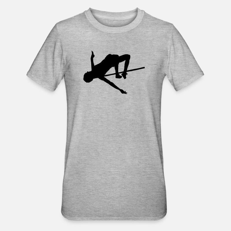 Pull haut - T-shirt polycoton Unisexe - gris chiné