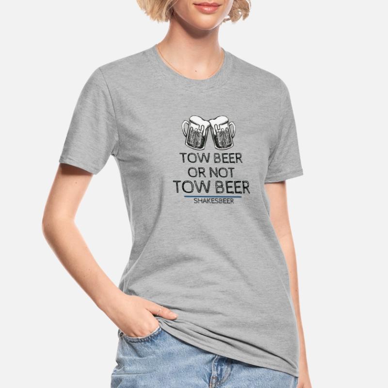 Bier oder nicht Bier Unisex Polycotton T-Shirt