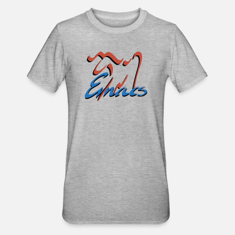 Emacs Programmierung Linux - Unisex Polycotton T-Shirt - Grau meliert