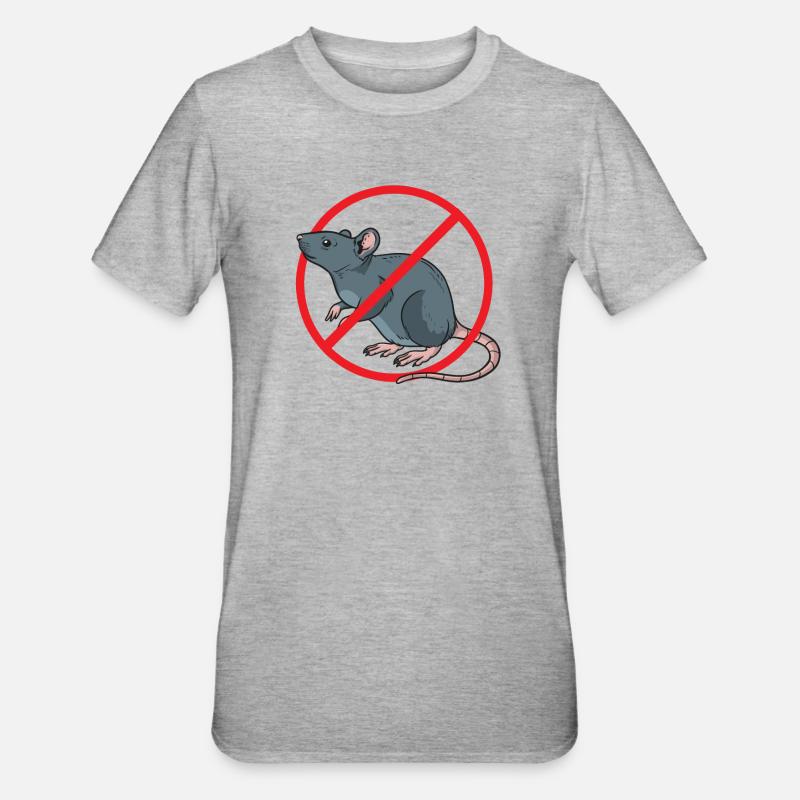 Schädlingsbekämpfung Kammerjäger - Unisex Polycotton T-Shirt - Grau meliert