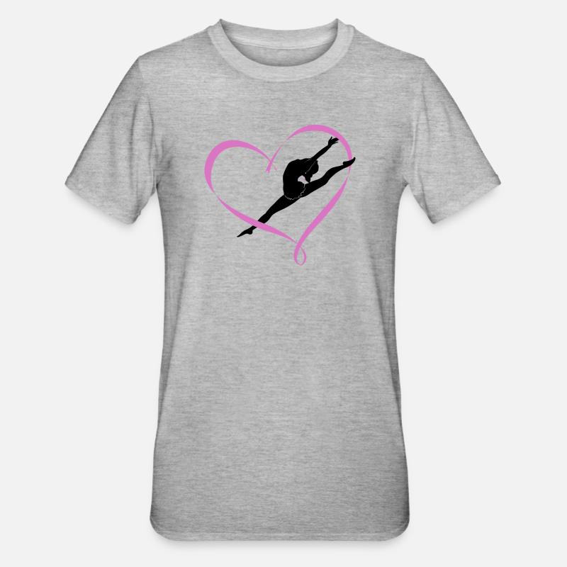 Danser - T-shirt polycoton Unisexe - gris chiné